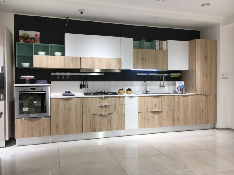 Cucina lineare moderna Immagina head Lube cucine a prezzo scontato