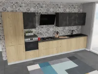 Cucina lineare moderna Jey Creo kitchens a prezzo ribassato