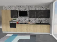 Cucina lineare moderna Jey Creo kitchens a prezzo ribassato