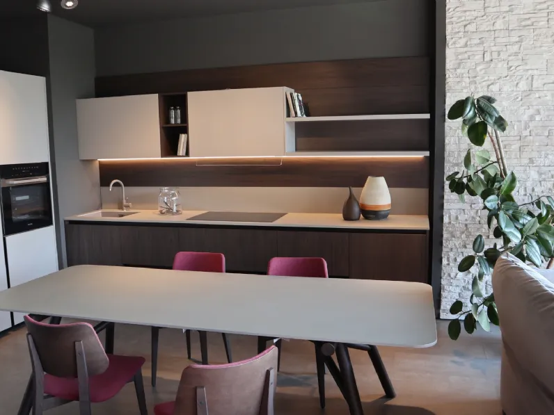 Cucina lineare moderna Kali z6 Arredo3 a prezzo scontato