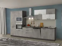 Cucina lineare moderna Kira Net cucine a prezzo ribassato