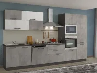 Cucina lineare moderna Kira Net cucine a prezzo ribassato