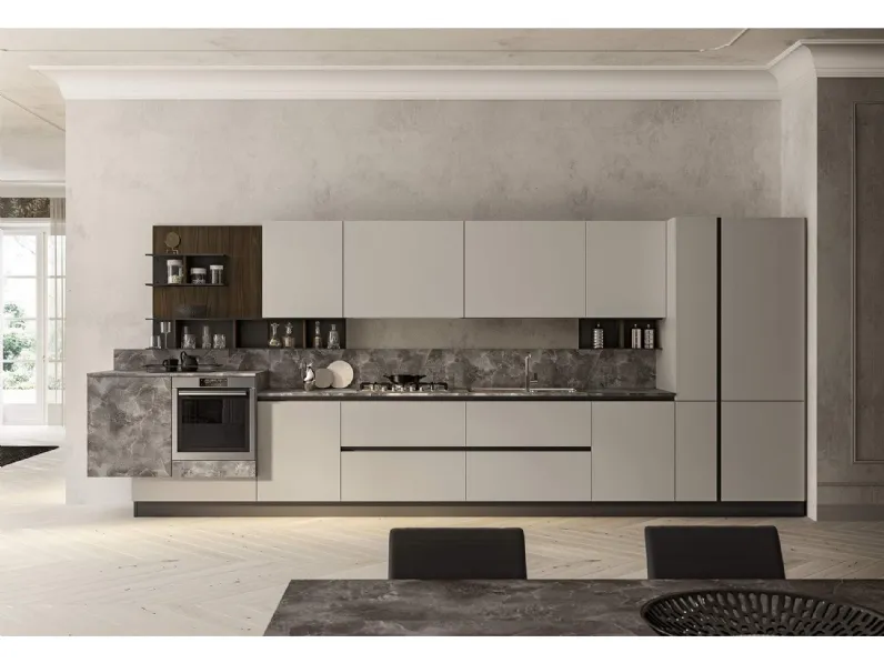 Cucina lineare moderna Lungomare Colombini casa a prezzo scontato