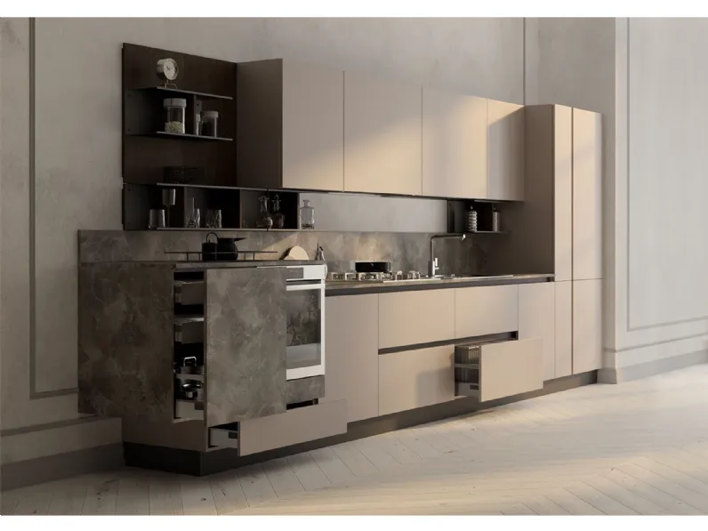 Cucina lineare moderna Lungomare Colombini casa a prezzo scontato