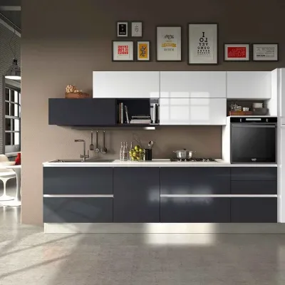 Cucina in laccato lucido Mobilificio bellutti a PREZZI OUTLET -41%