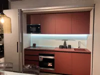 Cucina lineare moderna rossa Scavolini Boxi a soli 11700