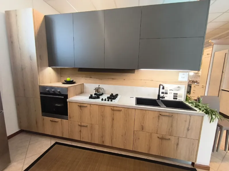 Cucina modello Cucina kali rovere Arredo3 PREZZO SCONTATO 50%