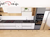 Cucina rovere chiaro moderna lineare Sp22  Astra in offerta