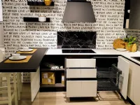 Cucina rovere chiaro moderna lineare Mobilturi Nala a soli 7600