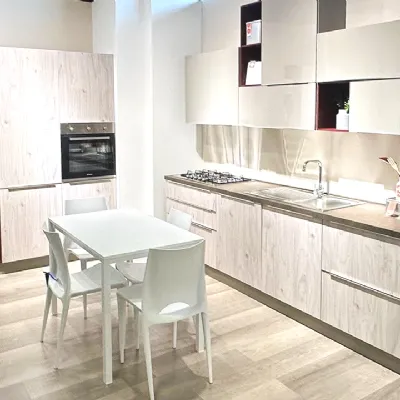 Cucina rovere chiaro moderna lineare Mia Net cucine a soli 6500