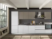 Cucina lineare design grigio Net cucine Delizia365 poker a soli 3900