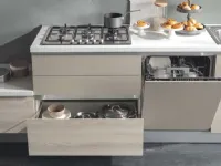 Cucina lineare design grigio Net cucine Delizia365 poker a soli 3900