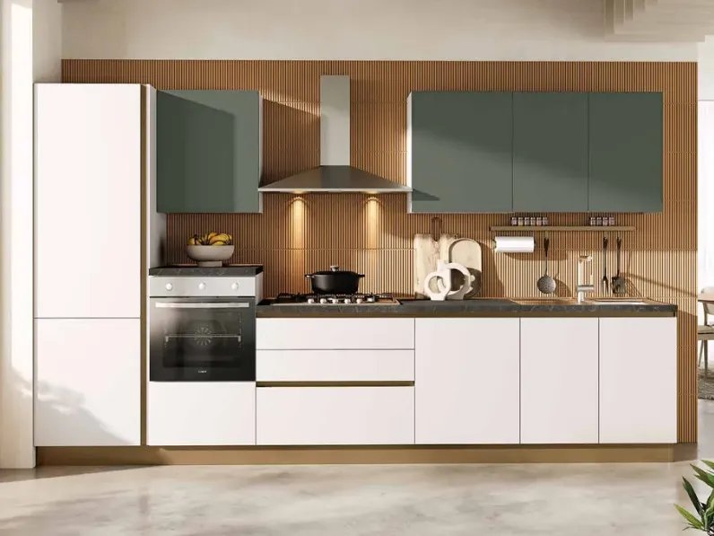 CUCINA lineare Net cucine Delizia365 poker SCONTATA 33%