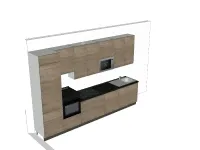 Cucina in laminato materico Net cucine a PREZZI OUTLET -50%