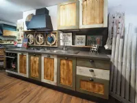 Cucina a prezzo scontato lineare provenzale Cucina nordic  vintage style  in legno Nuovi mondi collection