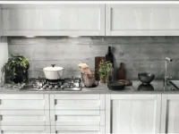 cucina lineare shabby vintage chic in offerta outlet nuovimondi convenienza   