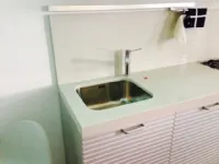 Cucina lineare Silverbox Ernestomeda con uno sconto del 69%