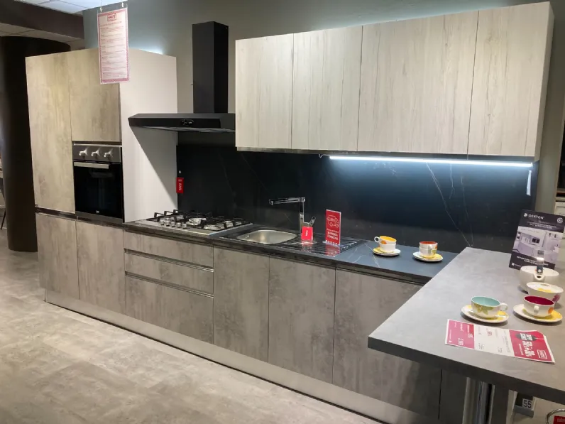 Cucina Stefania up moderna altri colori Collezione esclusiva lineare scontata 57%