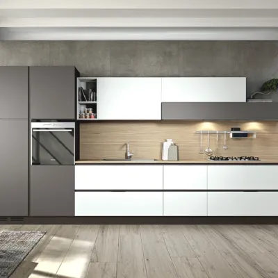 Cucina a PREZZI OUTLET in laccata opaco Arredo3 -99%
