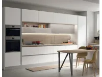 Cucina Young 1 moderna bianca Stosa lineare scontata 30%