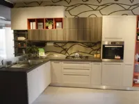 Cucina con penisola in polimerico a prezzo scontato 66%