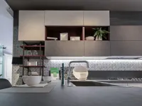 Cucina altri colori moderna ad angolo Round Lube cucine a soli 6950