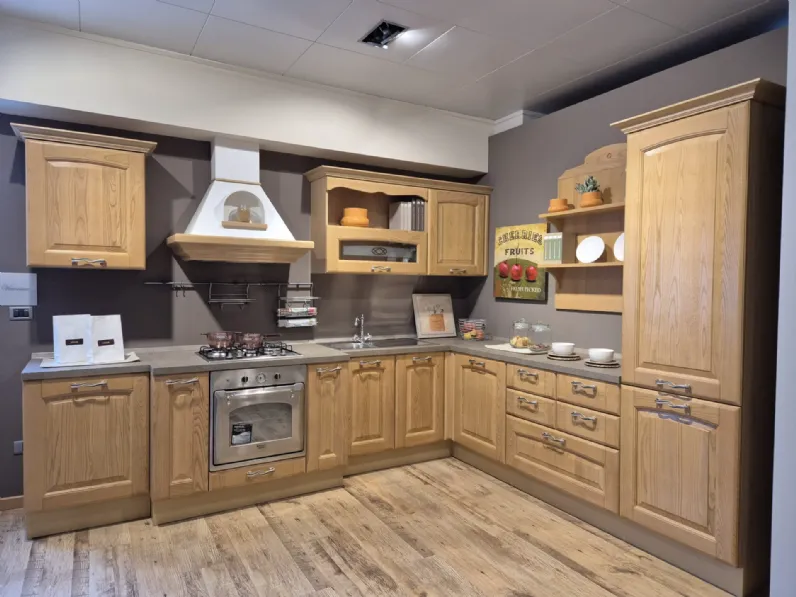 CUCINA ad angolo Lube cucine Veronica SCONTATA 52%
