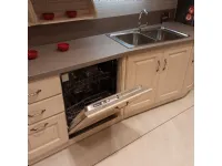 Cucina magnolia classica ad angolo Madeleine Scavolini scontata