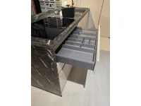 Cucina magnolia moderna con isola Laser germany Artigianale scontata