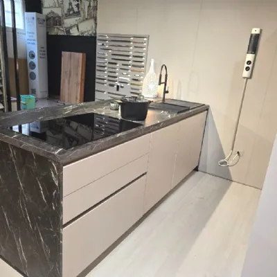 CUCINA con isola Artigianale Laser germany SCONTATA 58%