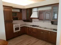 Cucina Maistri cucine classica ad angolo rovere moro in legno Tuscia