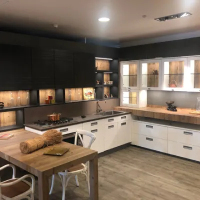 Cucina in legno Marchi cucine a PREZZI OUTLET -50%