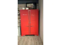 Cucina rossa industriale lineare Dispensa container  Marchi cucine in Offerta Outlet