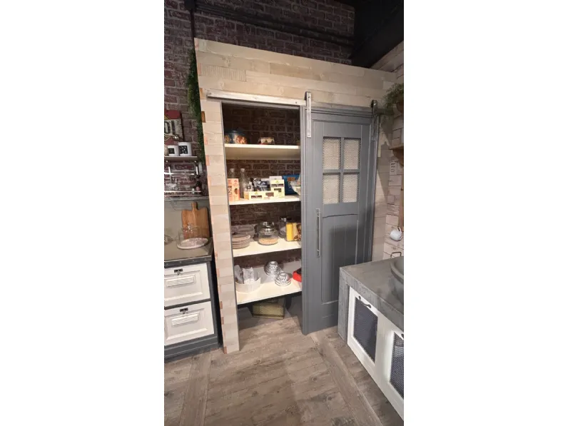 Cucina ad angolo in legno a prezzo scontato 50%