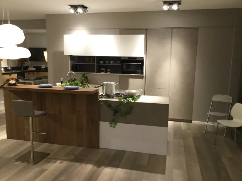 Cucina Monoliti design tortora Meson's cucine ad angolo scontata 55%