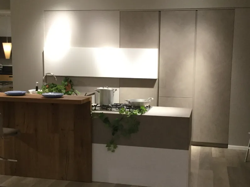 Cucina Monoliti design tortora Meson's cucine ad angolo scontata 55%