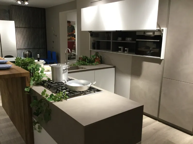 Cucina Monoliti design tortora Meson's cucine ad angolo scontata 55%