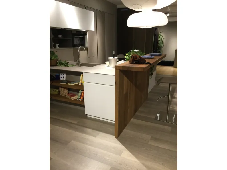 Cucina Monoliti design tortora Meson's cucine ad angolo scontata 55%