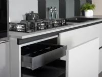 Cucina Stosa moderna lineare altri colori in laminato opaco Metropolis