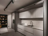 Cucina lineare moderna grigia Stosa Metropolis a soli 8800 Euro