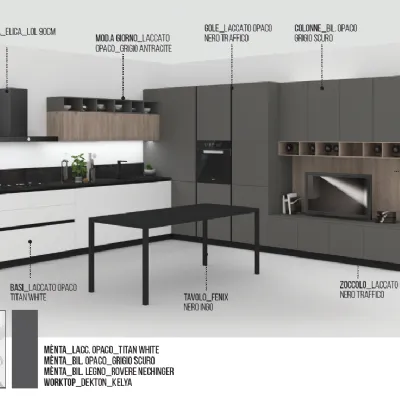 CUCINA Miton ad angolo Miton menta 19 SCONTATA