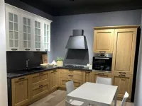 Cucina rovere chiaro classica ad angolo Aisha Mobilturi in Offerta Outlet