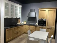 Cucina rovere chiaro classica ad angolo Aisha Mobilturi in Offerta Outlet