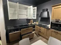Cucina rovere chiaro classica ad angolo Aisha Mobilturi in Offerta Outlet