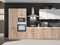 Cucina Mobilturi cucine moderna lineare in laminato materico Cloe