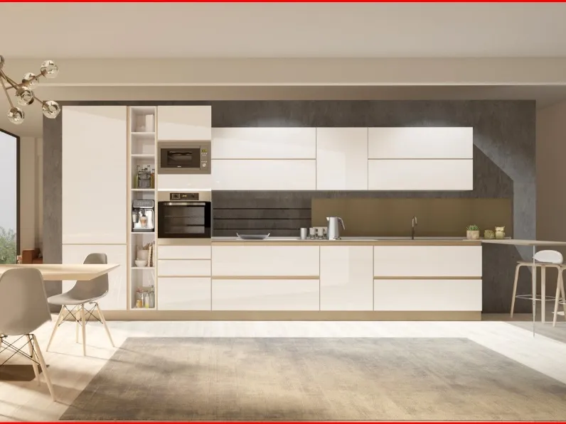 Cucina Mobilturi lineare Lux pop SCONTATA