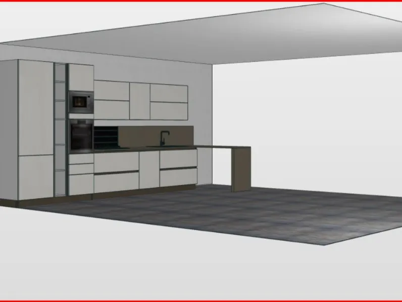 Cucina Mobilturi lineare Lux pop SCONTATA