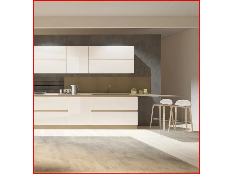 Cucina Mobilturi lineare Lux pop SCONTATA