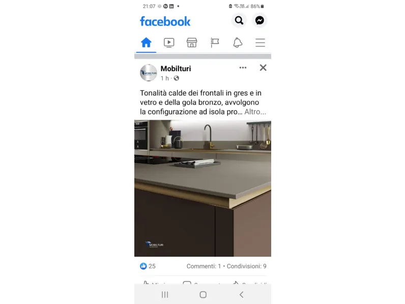 Cucina Mobilturi lineare Lux pop SCONTATA