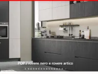 Cucina lineare moderna Pop Mobilturi a prezzo ribassato